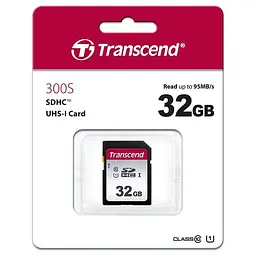 Карта пам'яті Transcend 32GB SDHC UHS-I Class 10 300S (TS32GSDC300S) - мініатюра 2