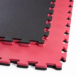 Мат-пазл (ласточкин хвіст) 4FIZJO Mat Puzzle EVA 100 x 100 x 2 cм Black/Red 4FJ0168 (P-5907739310637) - мініатюра 2