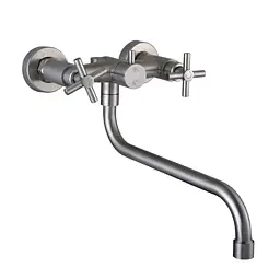 Змішувач для ванни Globus Lux Dukat SD4-208L 000024962 Нержавіюча сталь - мініатюра 2