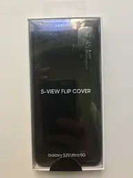 Оригінальний чохол-книжка S-View Clear View Cover для Samsung Galaxy S20 Ultra 5G Чорний EF-ZG988CBEGRU - мініатюра 8