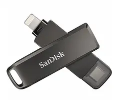Флешнакопичувач для Apple 2-в-1 SanDisk iXpand Luxe 64 Gb Type-C і Lightning конектори - мініатюра 6