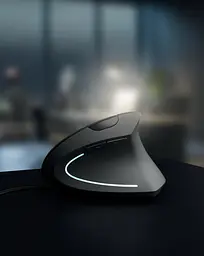 Мишка Sandberg Wired Vertical Mouse Pro 2400 dpi.6кн.1.5м чорна - мініатюра 8