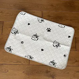 Багаторазова пелюшка для собак Pelushka Люпосанчик light grey 60х80 см - мініатюра 4