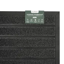 Килимок гумовий Eco Fabric з вставками з поліпропіленового ворсу сірий 45 х 75 см (4575-901) - мініатюра 8