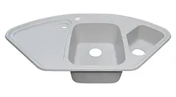 Кухонна мийка Adamant Consensus 1045x575x190 old stone 277223, Сірий - мініатюра 2