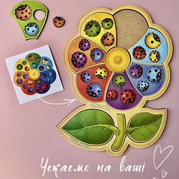 Сортер з картками "Квітка-семибарвиця" - мініатюра 2