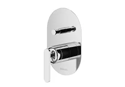 Душова система Kohlman Boxine 20 chrome + BOX прихованого монтажу QW210BR20, Хром - мініатюра 3