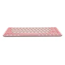 Клавіатура Baseus K01A Wireless Tri-Mode Keyboard 2.4G + BT1 + BT2 бездротова рожева - мініатюра 5