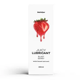 Лубрикант Satisfyer Juicy Lubricant на водній основі, 300 мл (полуниця)