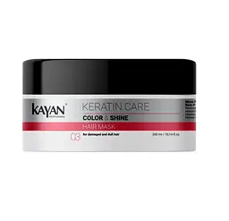 Маска для пошкодженого і тьмяного волосся Keratin care Kayan Professional 300 мл - мініатюра 2