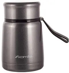 Термос харчовий Silver, з нержавіючої сталі Kamille Ø10х15,6 см kuh0006969
