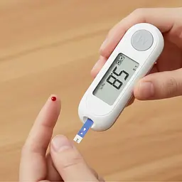 Вимірювач рівня глюкози в крові AND1508 / Цифровий глюкометр LCD / Апарат для вимірювання цукру HH-XT520 + 50 тестів - мініатюра 4
