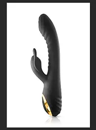 Силиконовий вібратор RABBIT MY MAHARANI BLACK EMPIRE Black Empire 90-521170001000 96976 - мініатюра 3