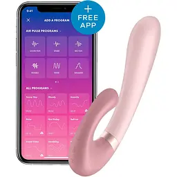 Вібратор-rabbit з підігрівом Satisfyer Heat Wave Mauve (SO6096) [95337]