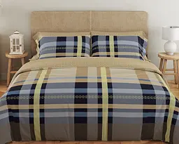 Комплект постільної білизни ТЕП Soft dreams Scotland євро сірий з жовтим (2-03859_26052)