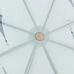 Жіноча складана парасолька повний автомат Trust 102 см різнобарвна - мініатюра 3