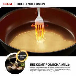 Сковорода для млинців Tefal Excellence Fusion 25 см чорна (G3383802) - мініатюра 10