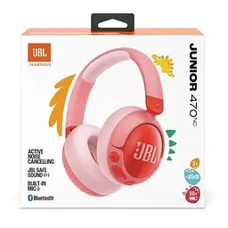 Навушники JBL JR 470 NC Pink (JBLJR470NCPIK) - мініатюра 8