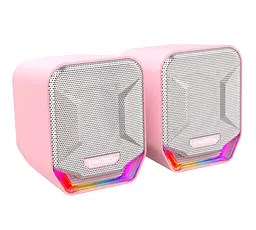 Компьютерные колонки Fantech GS 202 SAKURA EDITION USB Pink - мініатюра 1