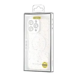 Чохол Splatter with MagSafe iPhone 15 Pro Max White - мініатюра 2
