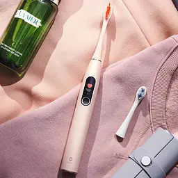 Електрична зубна щітка Oclean X Pro Digital Set Electric Toothbrush Champagne Gold - мініатюра 9