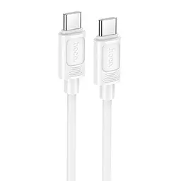 Дата кабель Hoco X122 Benefit Type-C to Type-C 60W 1 м White