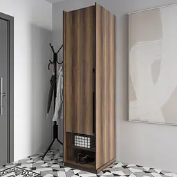 Шафа розпашна Moreli Ramo FR-0002 з полицями та штангою для одягу 518х570х2100 мм Дуб Кверкус