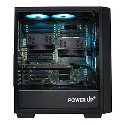 Двопроцесорна робоча станція Power Up #159 Xeon E5 2673 v4 x2/64 GB/HDD 1 TB/SSD 256GB/NVIDIA Quadro M4000 8 Gb - мініатюра 2
