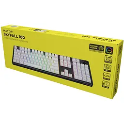 Клавіатура Hator Skyfall 100 Aurum Lemon RGB Wireless/Bluetooth/USB UA Black/White (HTK3100UA) - мініатюра 6