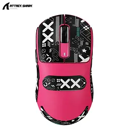 Бездротова мишка ATTACK SHARK X3 Berry Red | Сенсор PAW3395 | 65 годин акум