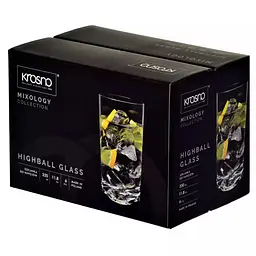 Набір високих склянок Krosno Mixology скло 350 мл 6 шт. (905006) - мініатюра 3