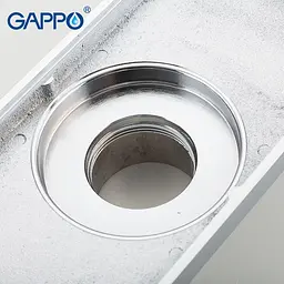Трап для душу Gappo G82050 латунь 100x200 мм хром - мініатюра 4