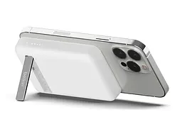 Зовнішній акумулятор (павербанк) Belkin 5000mAh 15W MagSafe Qi2 White (BPD004BTWT) - мініатюра 4