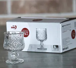 Набір чарок скляних Deli Glass Sam 50 мл 6 шт. (87KB161-1A/6) - мініатюра 3