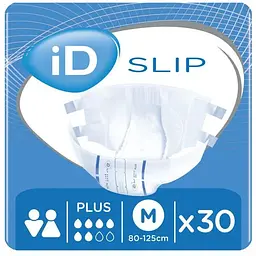 Підгузки для дорослих ID Slip Plus Medium талія 80-125 см. 30 шт. (5411416048176)