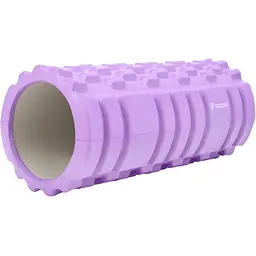 Масажний ролик TECOFIT Foam roller 33x14 см Фіолетовий (TOP18013781/3)
