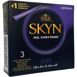 Презервативи Skyn Elit безлатексні 3 шт. (ROZ6400230518) - мініатюра 2