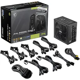 Блок живлення MSI MAG A1000GL 1000W PCIE5 II [176490] - мініатюра 5
