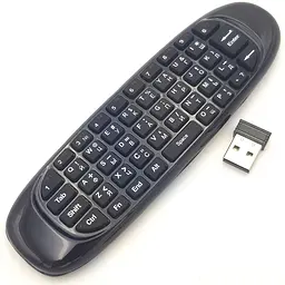 Пульт повітряна мишка Air Mouse Keyboard з російською клавіатурою UKC чорний