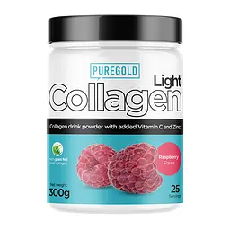 Колаген з Вітаміном С та Цинком Collagen LIGHT - 300 г Малина