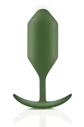 Анальна пробка B-Vibe Snug Plug 4, 14 см (зелений)