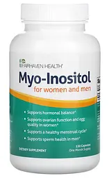 Міо-інозитол для жінок і чоловіків Myo-Inositol Fairhaven Health 120 капсул