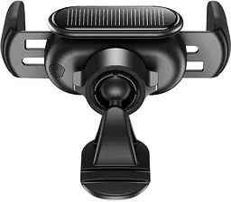 Автотримач Baseus Steel Cannon pro Solar Electric Car Mount Black - мініатюра 4