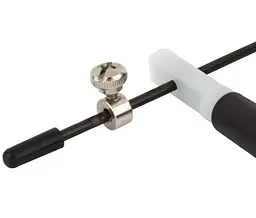 Скакалка швидкісна PowerPlay 4202 Ultra Speed Rope Чорна 2,9 м (PP_4202_Black) - мініатюра 2