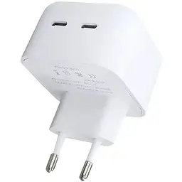 Блок живлення для ноутбука Apple 35W Dual USB-C Port Compact Power Adapter (MNWM3) BOX [72788]