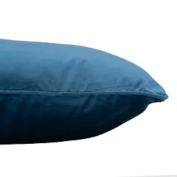 Подушка Ardesto 45х45см, велюр, 100% поліестер, синій темний (ART1032NA) - мініатюра 2