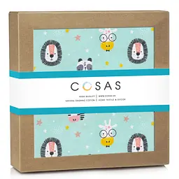 Пелюшки фланелеві Cosas Animals CS1 80х100 см, м'ятні