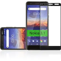 Скло захисне Vinga для Nokia 3.1 Black (VTPGS-N31B) - мініатюра 4