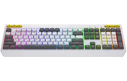 Клавіатура ігрова мембранна HATOR HTK-405UA USB Icefall White-Grey - мініатюра 3