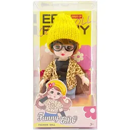 Лялька шарнірна Bambi для дівчаток Funny EBO DH2368B(Yellow-1) 15 см